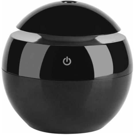 Diffusor Für Ätherische Öle, Ultraschalldiffusor, Tragbarer Luftbefeuchter Für Spa-massage, Yoga, Wohnzimmer Oder Büro (schwarz) – Fei Yu