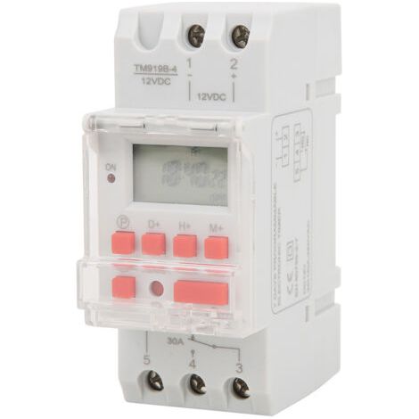 12v Dc 30a Wochentimer, Zeitschaltuhr, Ein-aus, Lcd-steuerung Mit Countdown-funktion