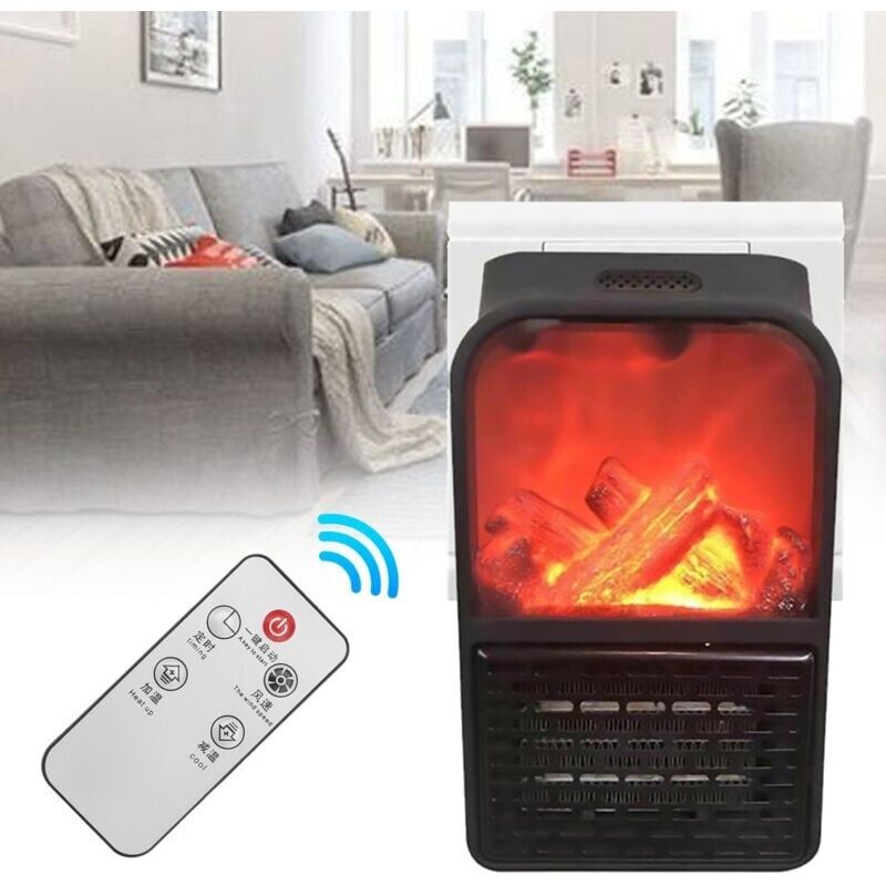 Elektrischer Soufflier-chauffage 1000 W, Fernsteuerung, Automatische Arretierung, Schnelle Chauffage, Schutz Gegen Den Chauffeur, Büro-chauffage, 220–240 V