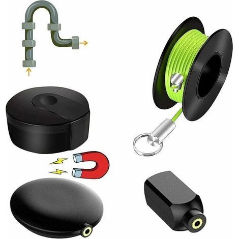 Magnetischer Drahtzieher Für Elektriker – 20 Fuß Zuglänge – Kompatibel Mit Verschiedenen Löchern – Für Enge Räume – Yoyo