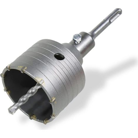 80-mm-trépan-glocke, Brique-glocke, Beton-trépan-glocke, 8 X 110 Mm, Mit Sds-adapter Für Beton Und Beton
