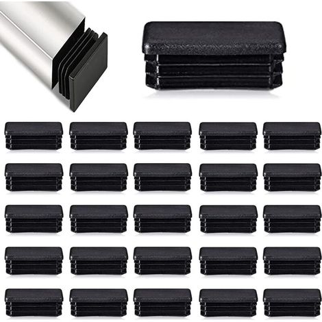 40 X 30 Mm Lamellenstopfen, Zaunrohreinsatz Für Rohrpfostenstühle Und Möbel, 40 Stück