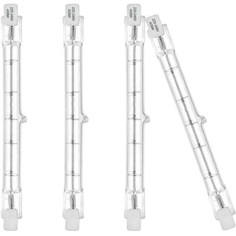 Halogen-ampullen R7s 118 Mm, 400 W, 230 V, 3100 Lm, Weiß, 2700 K