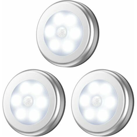 Spotlight Tracks Bewegungssensorlampe, Led-schranksensorlampe, Treppenlampe, Schrankleuchte, Batteriebetrieben, Für Treppen, Kleiderschränke, Schränke, Einfache Installation – 3 P