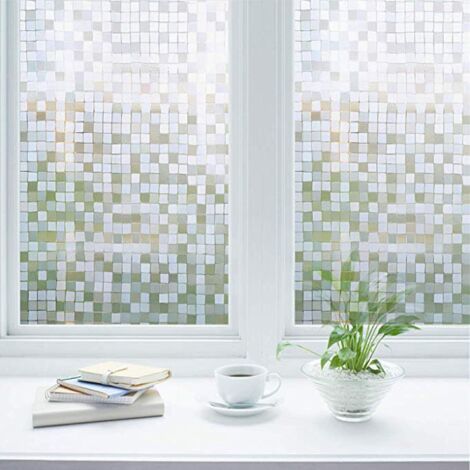 Sichtschutz-fensterfolie, Fensteraufkleber, Fensterfolie Für Dekoration Und Schutz, Privatsphäre, Anti-uv-fensteraufkleber, Folie Für Zuhause, Büro, Küche, Badezimmer, 60 X 100 Cm
