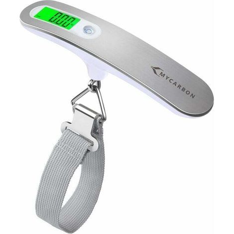 Ulisem Gepäckwaage, Elektronischer Koffer, Tragbare Waage, Max. 50 Kg/110 Lb (lb, G, Oz, Kg), Tara-funktion, Feststellgewicht, Batterie, Für Reisen/post/einkaufen