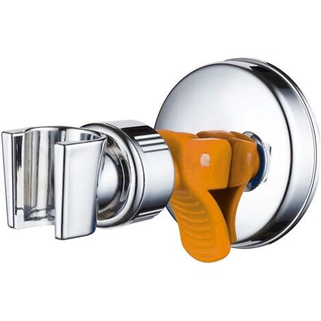 Verstellbarer Badezimmer-duschhalter Mit Saugnapf, Um 360° Drehbarer Duschhalter Für Handbrause, Abnehmbarer Handbrausehalter Und Saugnapfhalter (gelb)