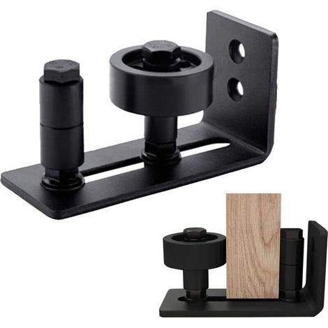 Ajustable Guide De Plancher, Guide Inférieur Pour Porte En Bois, Rail Porte Coulissante, Guide Porte Coulissante Sol Réglables, Aux Portes De Grange Und Aux Systèmes De Portes Coulissantes, 8 Und 1