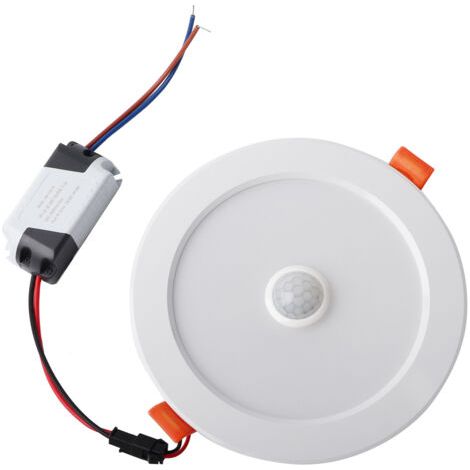 12w Ac85-265v Led-deckenleuchte Mit Sensor Für Den Menschlichen Körper, Einbauleuchte Für Den Innenbereich (reinweiß 6000k)