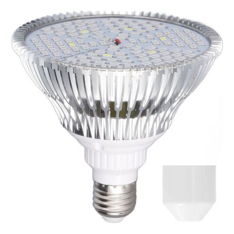 E27 Led-wachstumsglühbirne, Geringer Energieverbrauch, Volles Spektrum, Geringe Wärmeentwicklung, Led-pflanzenwachstumsglühbirne 85–265 V, 80 W, 120 Perlen