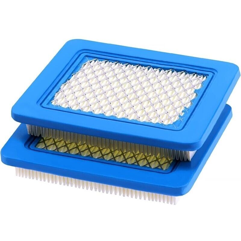 2 Stück Luftfilterkartusche 491588s, Luftfilter, Blauer Luftfilter, Kompatibel Mit Briggs Und Stratton 491588, 491588s, 4915885 Und 399959
