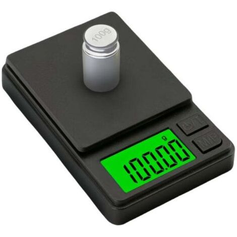 Schmuckwaage 1000g X 0,01g, Schwarz, Digital, Reise, Mini-digitalwaage, Kleine Taschenwaage, Reisewaage, Küchenwaage Xxw