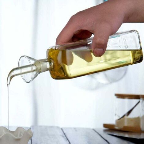 Ölspender Aus Glas Mit Ausgießer Für Küche Und Grill, 500 Ml – Fei Yu