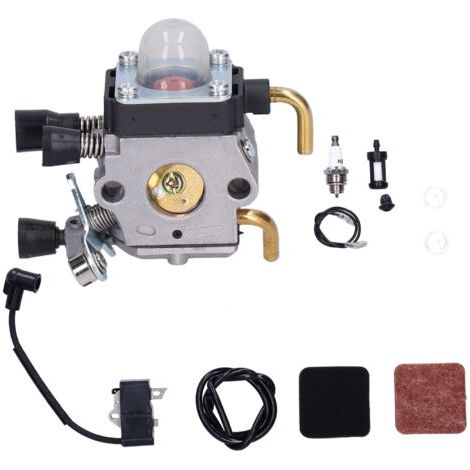 Vergaser-set Für Stihl Fs80r Fs85 Hs80 Ht75 Hs75 Hs85 Km85 Rasenmäher – Langlebiges Aluminium – Einfache Installation – Verbesserte Leistung