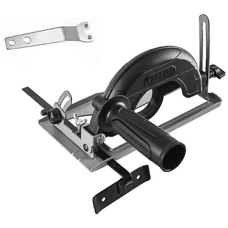 0–45° Winkel Verstellbar 0–40 Mm Schnitttiefeneinstellung Positionierungshalterung Renovierung Winkelschleifer Schlitzfräser Für 100–125 Mm Winkelschleifer, (9-teiliges Set)