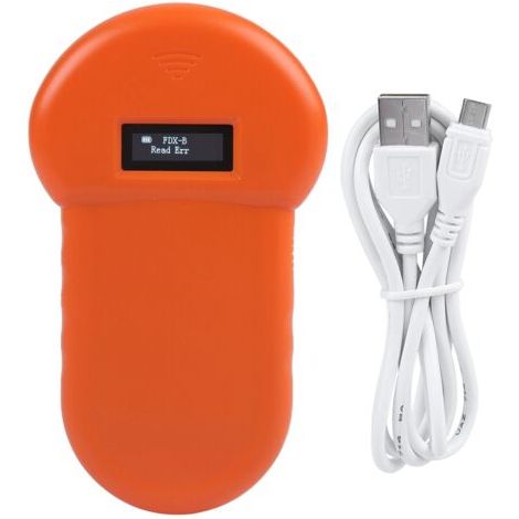 134,2 Khz Lcd-iso-id-mikrochip-tierleser Handheld-rfid-hunde-mikrochip-haustierscanner