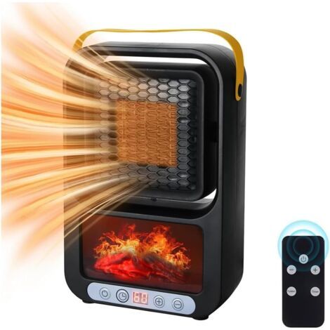 Raumheizung Für Den Innenbereich, Tragbare Elektrische Heizung, Kamin, Realistische 3d-flamme, Intelligente Mini-raumheizung Für Räume, Eu-stecker
