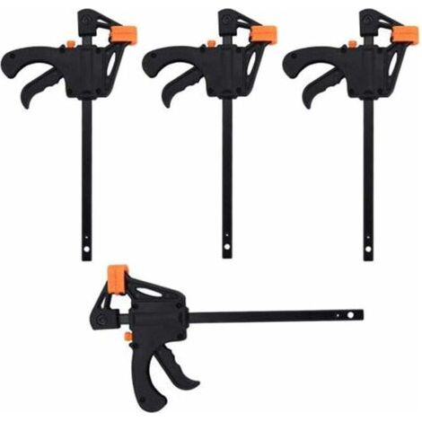 4-teilige Gelenkklemme, 4-zoll-ratschenstangenklemme, Hand-schnellspannratsche, Robuste Legierungsklemme Für Schnelle Und Einfache Anziehanwendungen, Diy-zimmerei-werkzeugsatz