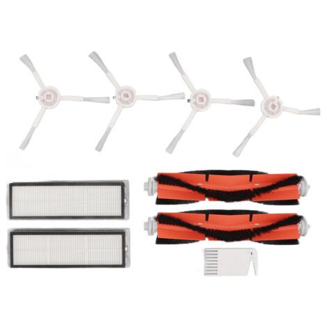 Bürstenfilter, Weißes Flachkamm-set Für Xiaomi 1c, Dreame F9, Xiaomi 1t, Mi Roboter-staubsauger, Mopp-ersatz