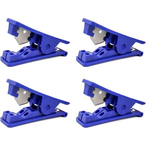 Set Mit 4 Blauen Rohrschneidern, Wirtschaftlicher Kunststoff-gummi-rohrschneider Für Silikon-pvc-pu-nylonschläuche, Bis Zu 16 Mm Außendurchmesser