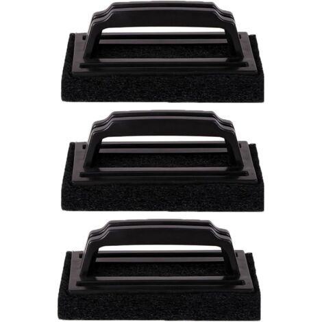 3-teilige Plancha-bürste, Barbecue-grillbürste, Grillbürste, 3-teiliges Grill-reinigungsset, Geeignet Für Küche, Grill-fleckenreinigung Im Freien