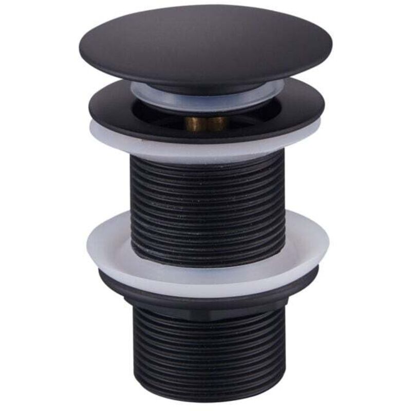 Promotion Bonde De Vidage Pop Up, Bonde Pop Up Sans Trop Plein, Universel Bonde De Lavabo Pop Up, Bonde Lavabo, Bonde De Vidange Lavabo, Bonde Découlement Noir Pour Lavabo Und Lavabo