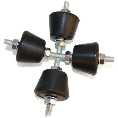 Antivibrationsfüße Für Wand-split-klimaanlage – Tragkraft 70 Kg – Vollgummi – Resonanzreduzierung – 4er-set