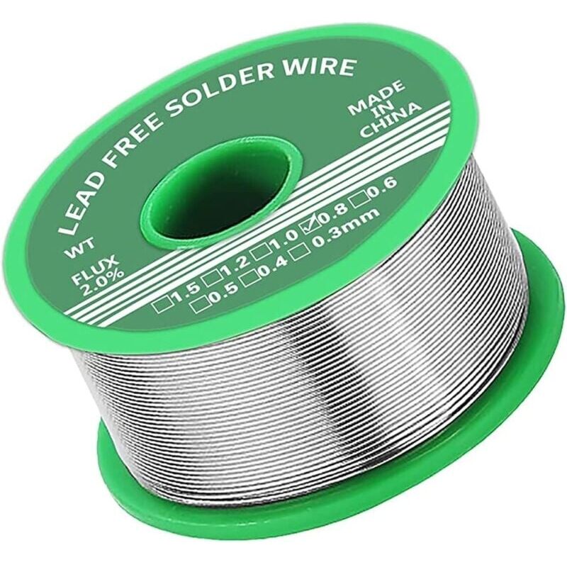 1 Stück Säuregehalt 0,8 Mm, Ohne Bleichmittel Mit Einem Hauch Von Kolophan, Säuregehalt Mit Flussmittel 20 G, Säuregehalt Für Die Reparatur Und Die Herstellung Von Elektrischen Komponenten Für Elektri