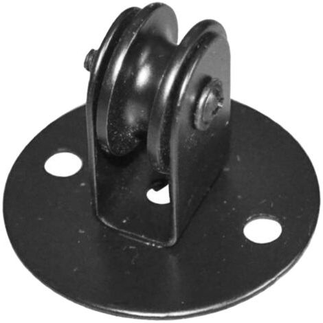 Kronleuchterrolle, Deckenhaken Für Pendelleuchten, Flaschenzugsystem, Deckenrolle, Hängerolle Für Pendelleuchten, Schwarze Metallrad-heberolle