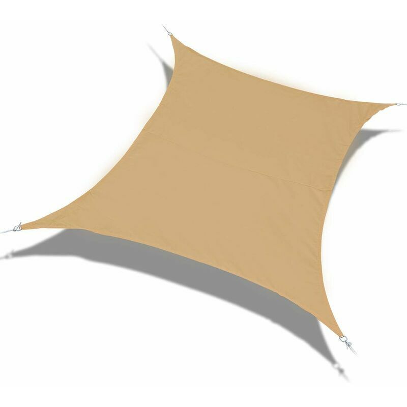Wasserdichtes Rechteckiges Sonnensegel, 96,5 % Uv-schutz, Ideal Für Den Garten, Die Terrasse Und Empfänge Im Freien. Saiten Im Lieferumfang Enthalten. Abmessungen: 2 X 3 M. Farbe: Beige -