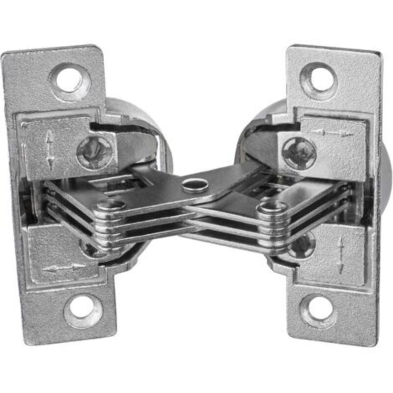 Pr Charnière De Meubles À Vis - Gs 45 Charnière Pour 45° Onglet Angle D'Ouverture 135° Acier Nickelé 1 Pièce - Charnière De Raba