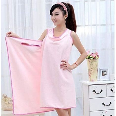 Schulter-badetuch Damen, 150 80 Sauna-kilt, Mikrofaser, Starke Wasseraufnahme, Badetuch Groß, Fünf Farben Zur Auswahl (rosa)