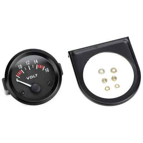 Universal 12v Auto Voltmeter 52mm/2 Zoll Spannungsmesser 8-16v Bx100007