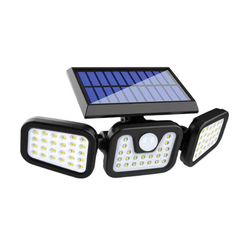 Solar-led-sicherheitsflutlichter, Weitwinkelbeleuchtung Mit Bewegungssensor -