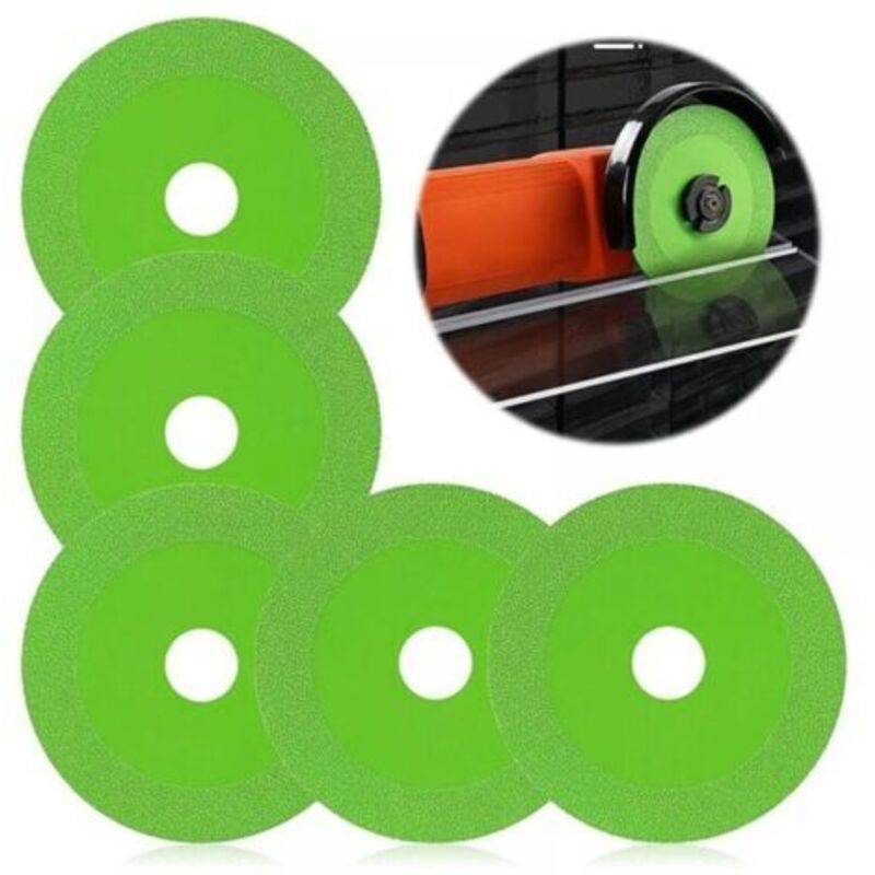 5 Stück Steinplatten-schleifscheiben, Glas-trennscheiben Für Winkelschleifer, Keramik-schneidmesser, Steinplatten-flachschleifscheiben, 3,93 Zoll (100 Mm) Durchmesser, Rotationswerkzeug-trennscheiben-