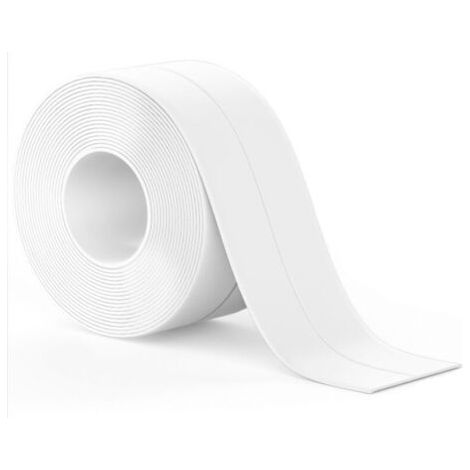 Ahlsen 2 Rollen Weiße Badezimmer-dichtung, Selbstklebendes Klebeband, Badewannen-dichtungsstreifen, Geeignet Für Viele Gelegenheiten Für Küche Oder Badezimmer (320 X 3,8 Cm)