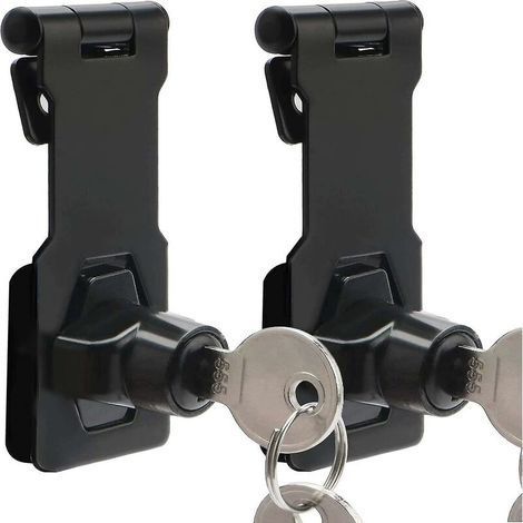 Hasp 2er-pack 3-zoll-schloss-hasp-boxen Mit Schlüssel Hasp Mit Schloss Und Hasp-metallverriegelungsschlüssel