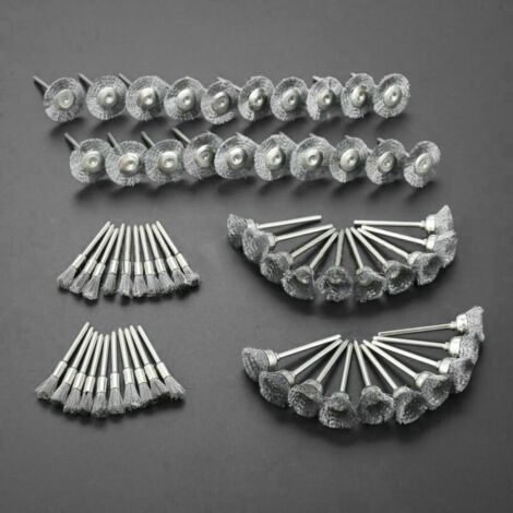 3 Mm Metall-broschenset (60 Teile), Schleifscheiben, Stift-set, Zubehör Für Rotierende Werkzeuge