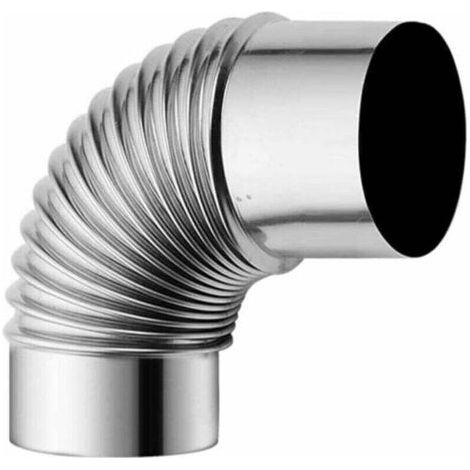 60-mm-edelstahl-holzofenkamin, 90°-kamin-rauchrohr-winkelrohradapter, Verlängertes Schornsteinrohr, Outdoor-camping-kaminrohr