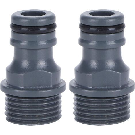 (2er-pack) Schneller Männlicher Garten-wasserhahn-anschluss, Pvc-wasserhahn-anschluss, Wäschetrockner-adapter, Garten-wasserhahn-waschmaschine