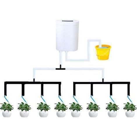 System Der Pumpenminuterie Für 8 Tage Automatische Außensteuerung Der Blumenarrosage Fleurs Plantes Arroseur Domestique D