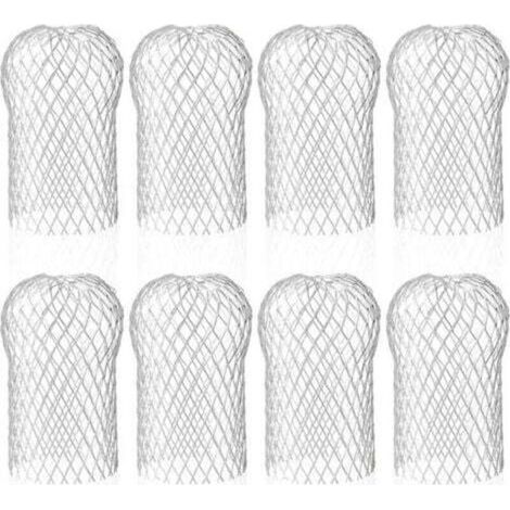 Set Mit 8 Dachrinnenfiltern Aus Aluminium, Flexible Und Langlebige Dachrinnenfilter Für Dachrinnen Und Fallrohre Zu Hause Gegen Blätter Trimec