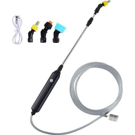 Elektrische Sprühpistole Zum Aufblasen Von Blumen, Elektrische Pistole Für Den Garten, Desinfektion Und Pulverisierung, Haushaltszerkleinerungsmaschine, Tragbare Elektrische Pistole + 3-wasser-wasserf