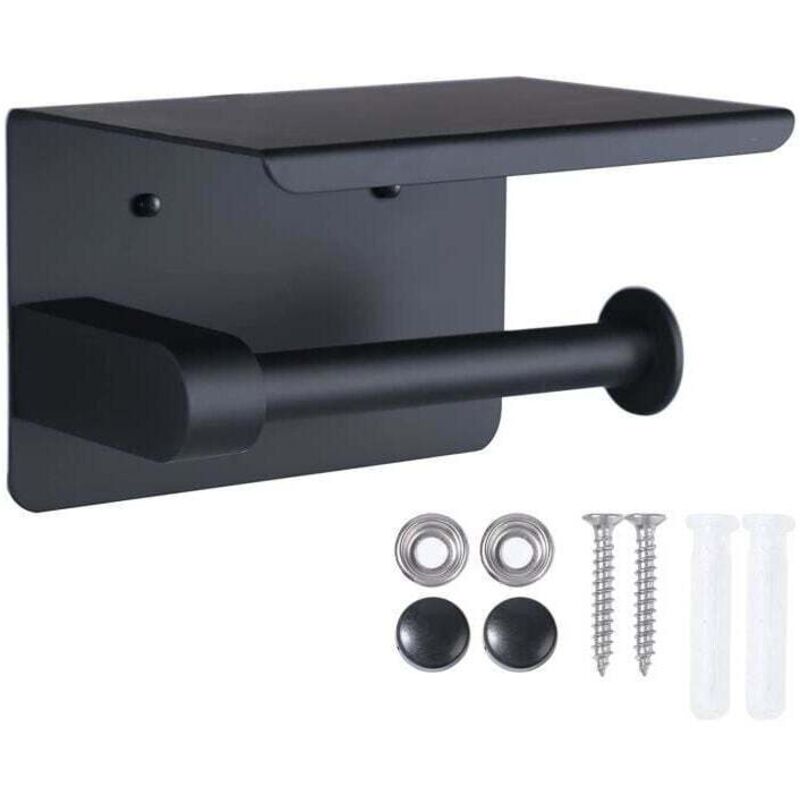 Papier-hygiene-wand, Wand-hygiene-papier-wand, Mit Halterung Für Tragbare Telefone (schwarz)