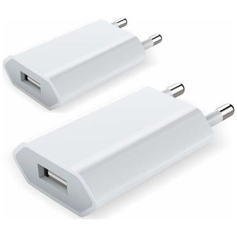Ladegerät Für Iphone, Usb-netzladegerät, 2er-set, Universelles Usb-wandadapter-ladegerät Und Ladegerät Für Iphone 7 8 Plus 11 12 Mini Pro Max Xs