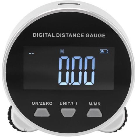 Numerisches Distanzmessgerät 0-199.999 Meter / 0-656,2 Pieds, Wiederaufladbares Numerisches Messgerät, Lcd-bildschirm, Elektronisches Roulement Longue Distance-messgerät