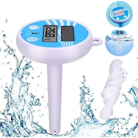 Numerisches Solar-schwimmthermometer Mit Lcd-bildschirm Für Außen- Und Innenbereiche Von Schwimmbädern Und Spa