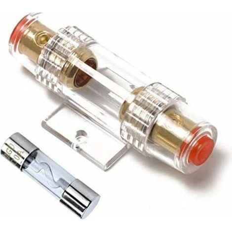 Port-sicherung Agu 4-8 Jauge Awg In-line Mit Einer 100 A Agu-sicherung Für Fahrzeug-audio/alarme/verstärker/kompressoren