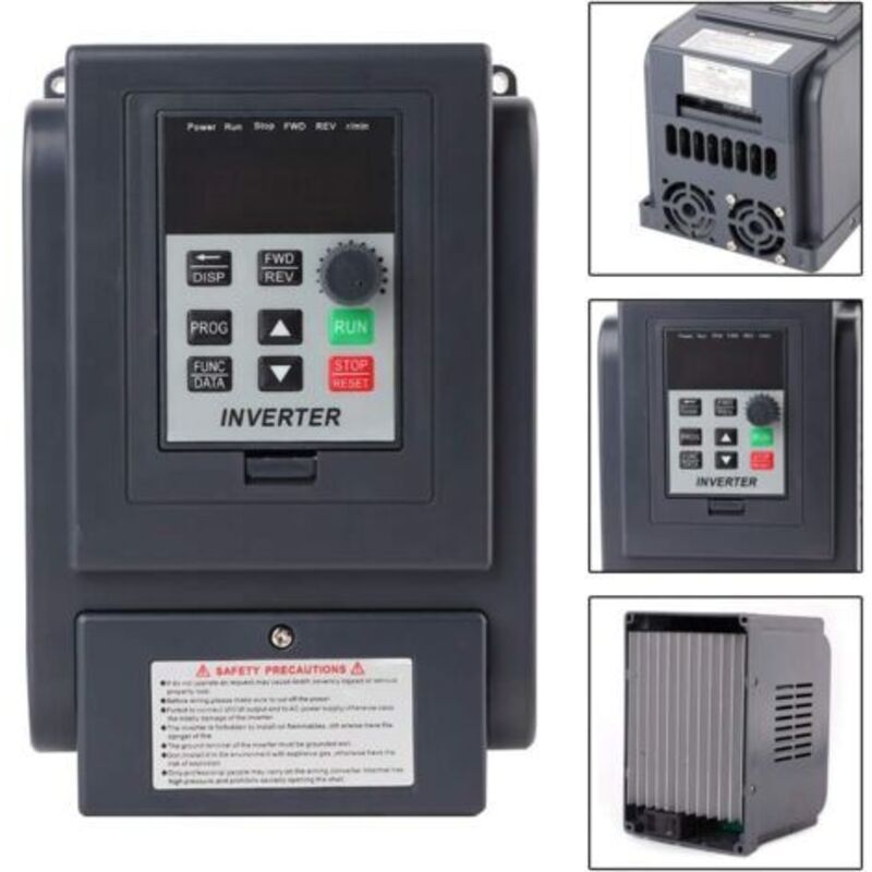 Frequenzumrichter, Vfd-frequenzwandler, 1,5 Kw Einphasig, 220 Vac, Eingang Dreiphasig, 380 Vac, Frequenzumrichter, Motorkonverter