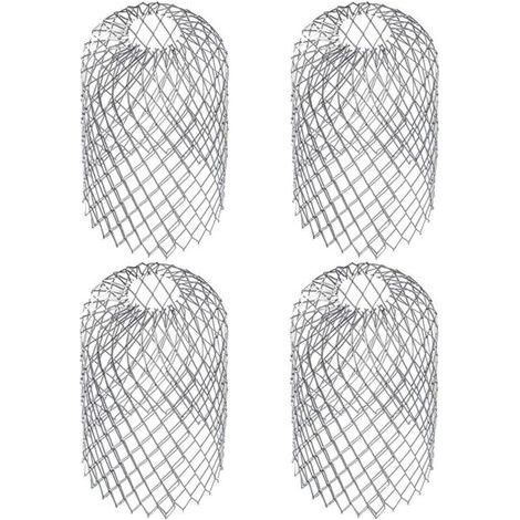 4 Stück Für Dachrinnen Von Ca. 8 X 15 Cm, Gitter, Netzstopper, Laubsieb, Laubschutz, Dachrinnenabdeckung Aus Edelstahl.